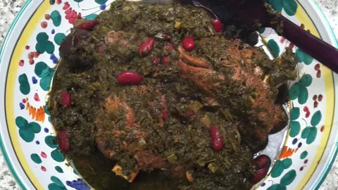 Ghormeh Sabzi — a dish from Iran